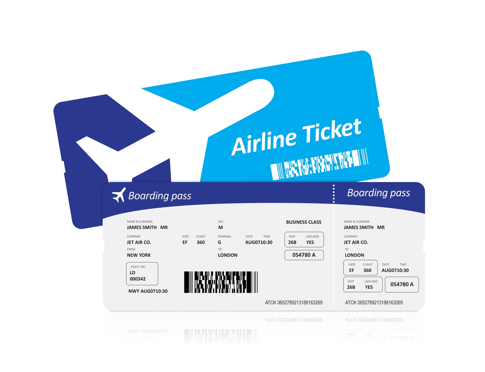 Air plane tickets