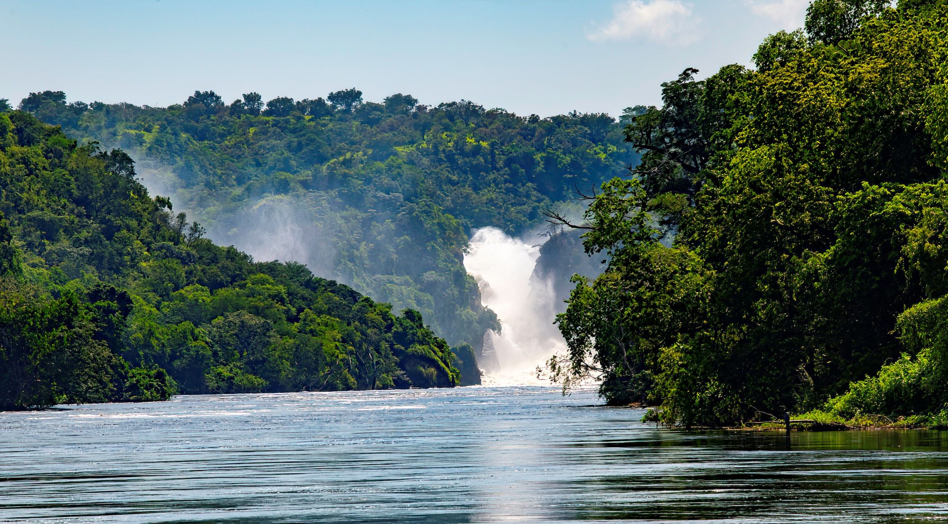 Murchison waterfalls landscape